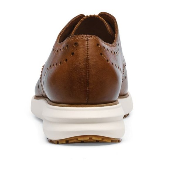 NWT Cole Haan Miles Leather Wingtip Oxford Tan Non-Slip Men’s Shoes - Picture 10 of 11